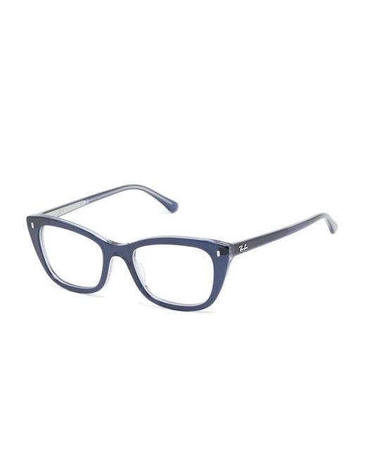 Ray-Ban Blue Translucent Glasses