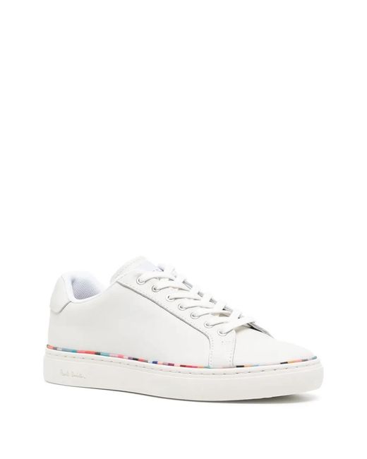Paul Smith White Leather Sneakers