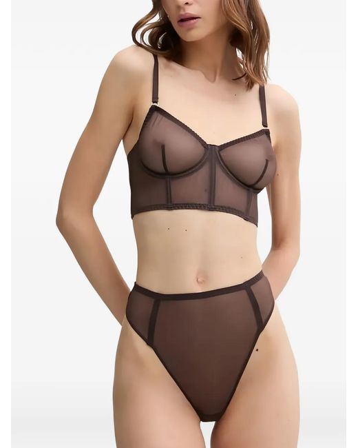 Zhilyova Brown Bra