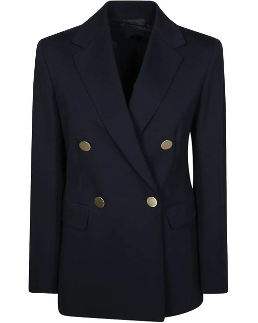 Max Mara ダブルジャケット Blue