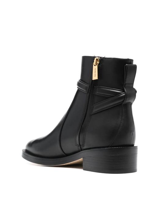 MICHAEL Michael Kors Black Hamilton Flat Bootie