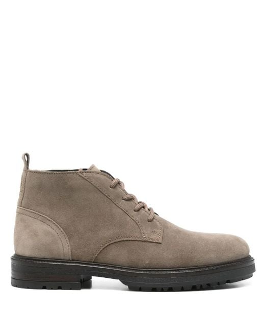 Marc O' Polo Brown Leather Desert Boots for men