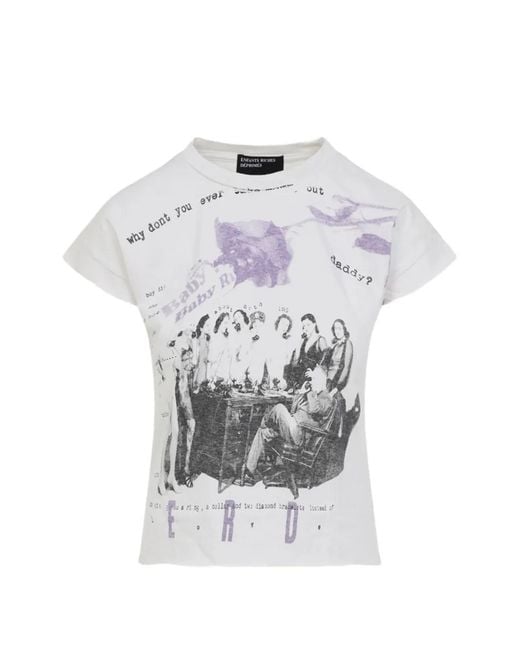 Enfants Riches Deprimes White Printed T-Shirt