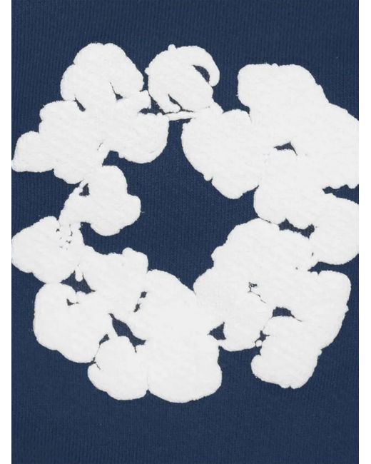 DENIM TEARS Blue Cotton Print Shorts for men