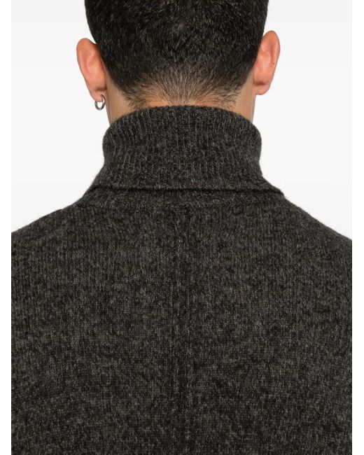 stein Black Roll-Neck Sweater