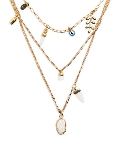 Isabel Marant Multichain Pendant Necklace in Gold (Metallic) Lyst UK