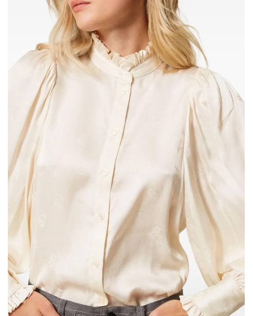 Camicia Con Ruches di Twinset in White