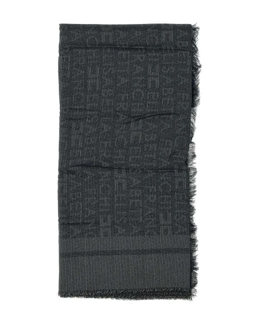 Elisabetta Franchi ロゴ スカーフ Gray