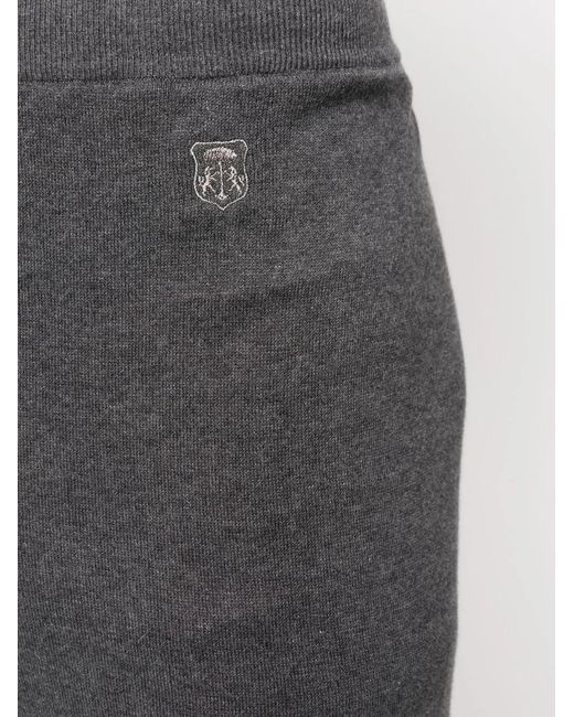 Corneliani Gray Jersey-Knit Track Pants for men