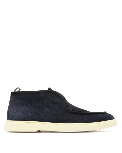 メンズ Officine Creative スエード レザーブーツ Blue
