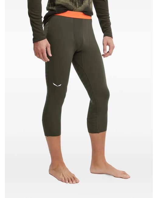 Salewa Legging Met Logoprint in het Green voor heren