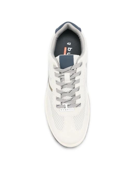 Sneakers Con Inserti di Bugatti in White da Uomo