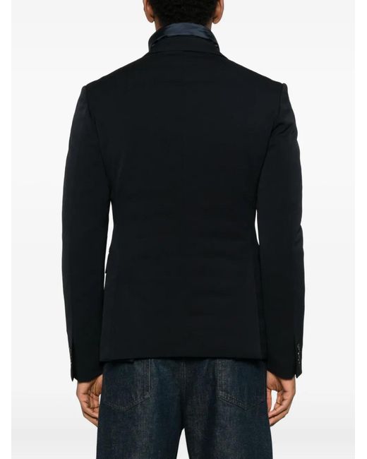 Prada Linea Rossa Black Zip-Up Padded Blazer for men