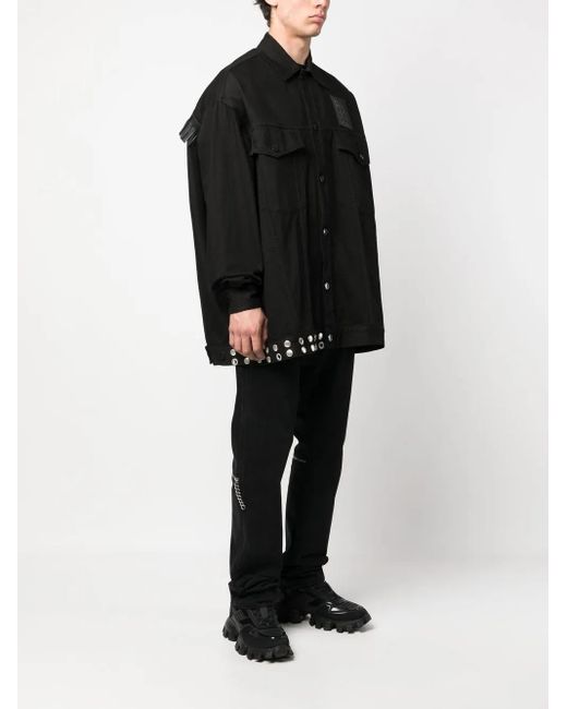 Raf Simons Denim Jack in het Black