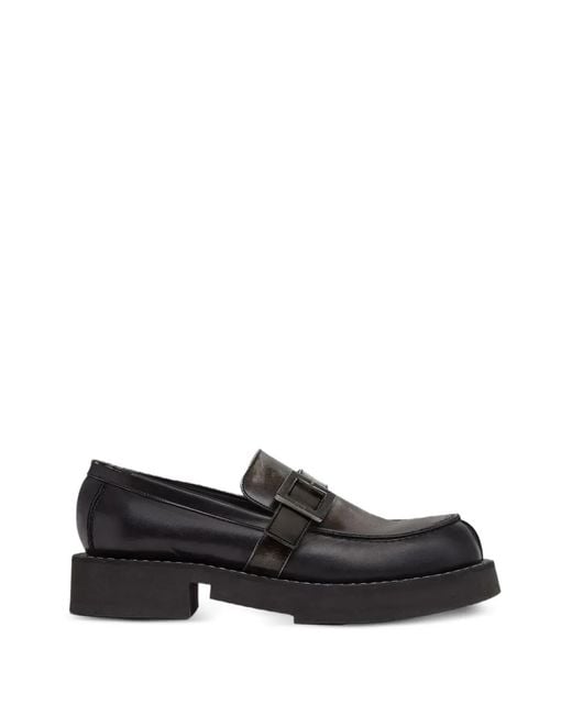 Gcds Black Clarks Buckle-Fastening Loafers for men