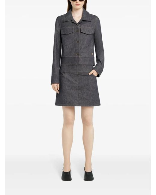 Courreges Black Denim Jacket