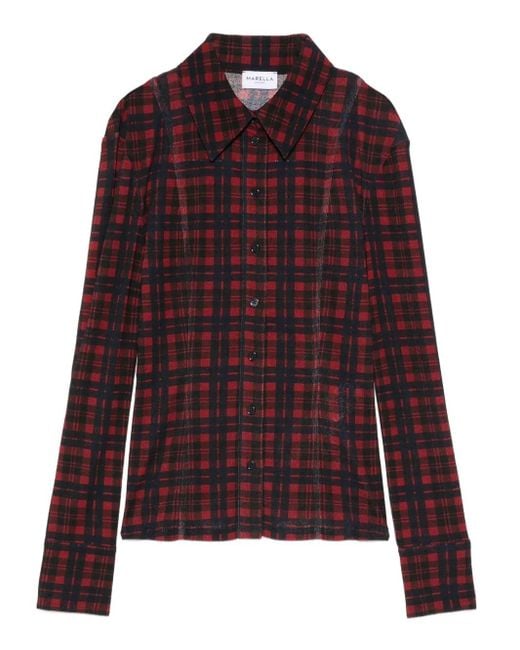 Camicia A Quadri di Marella in Red