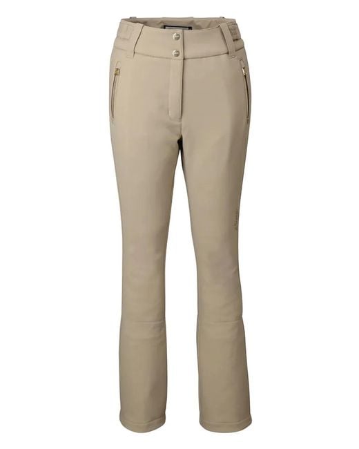Pantaloni Da Sci Con Bottone di Phenix in Natural