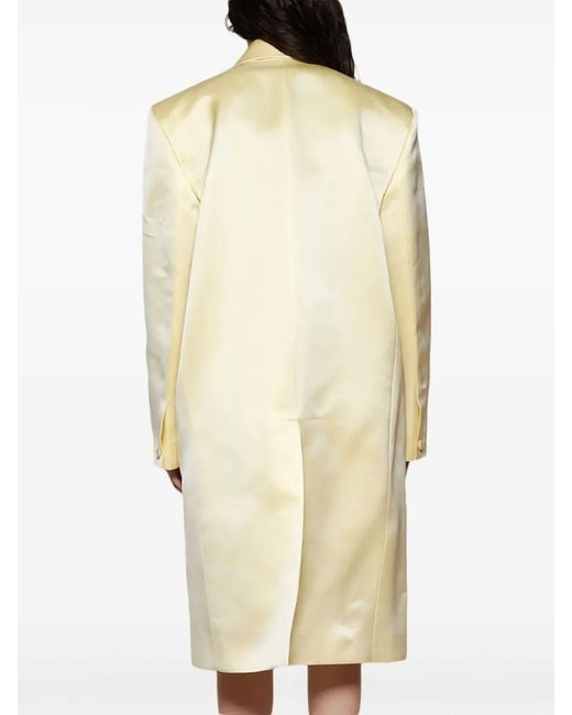 Givenchy Jas Van Zijde-Satijn in het Natural