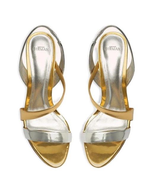 Alexandre Birman Metallic Strap Sandals