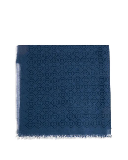 Sciarpa di Ferragamo in Blue da Uomo