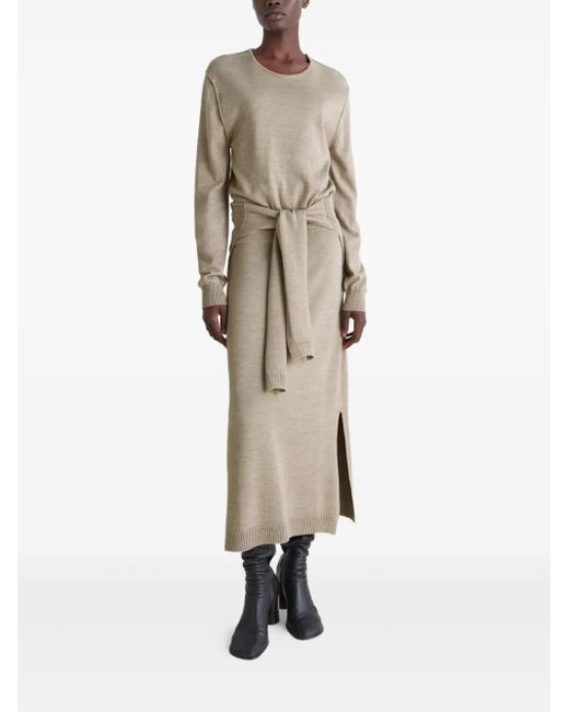 Lemaire Natural Trompe L'Oeil Wool Jumper