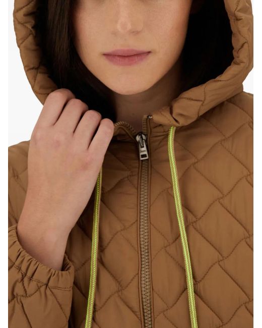 Herno Brown A-Shape Mini Down Jacket For