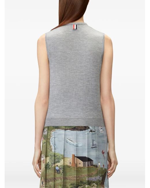 Thom Browne Gray Nantucket Vest