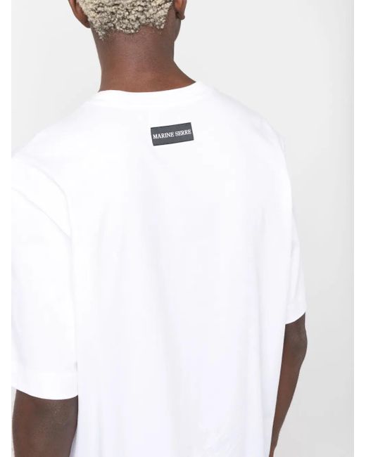 MARINE SERRE White T-shirts And Polos for men