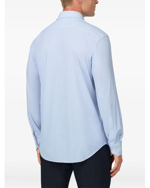 Boggi Gestreiftes Hemd in Blue für Herren