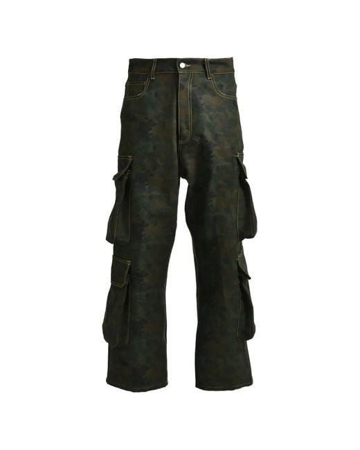 The Edge of Earth™ Green Hanzo Camouflage Cargo Pants for men