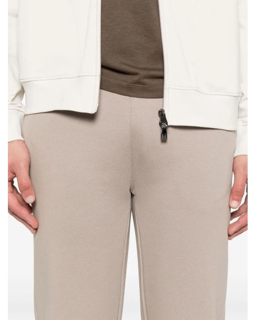 Corneliani Natural Logo-Print Track Pants for men