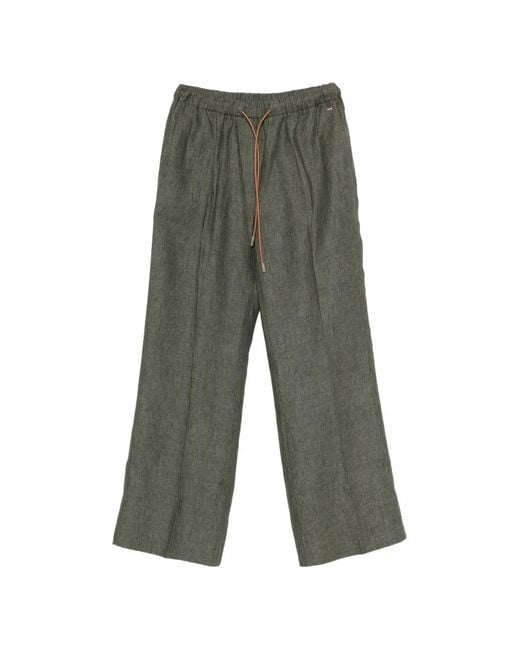 Herno Green Drawstring Trousers