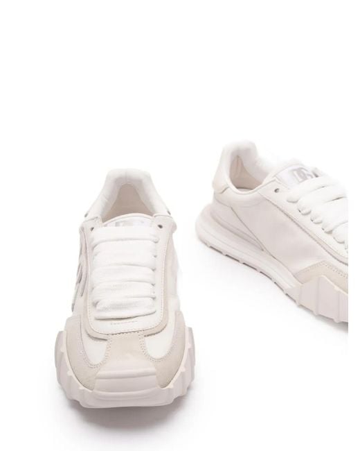 Dolce & Gabbana Athletic Sneakers Mit Logo-Patch in White für Herren