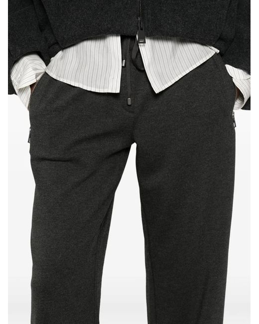 Marc O' Polo Black Drawstring Trousers