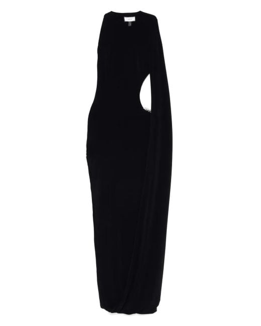 Nissa Black Jersey Dress