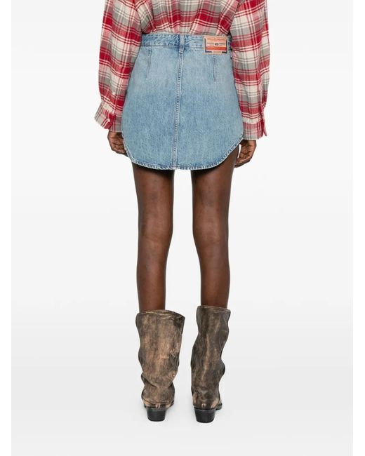 DIESEL Blue Minijupe De-Ard