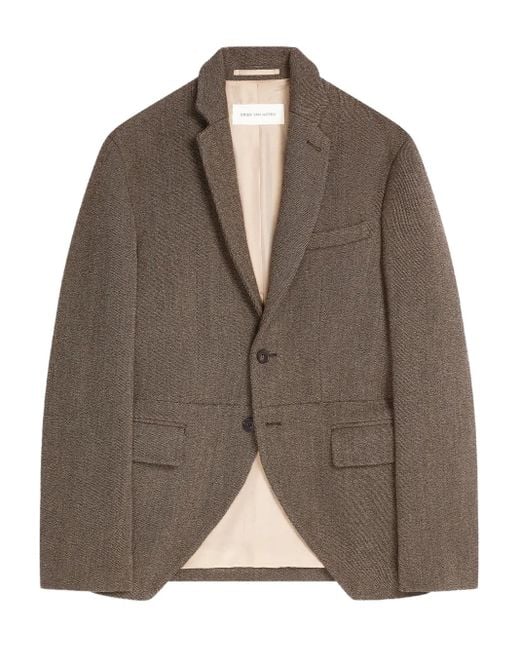 Dries Van Noten Einreihiges Sakko in Brown für Herren