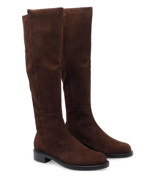 Stuart Weitzman Brown Gisele Suede Boots