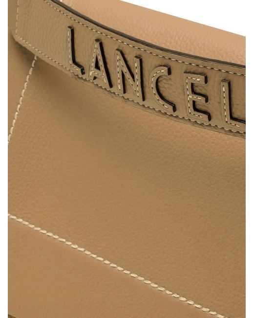 Lancel Brown Medium Ninon Soft Leather Tote Bag