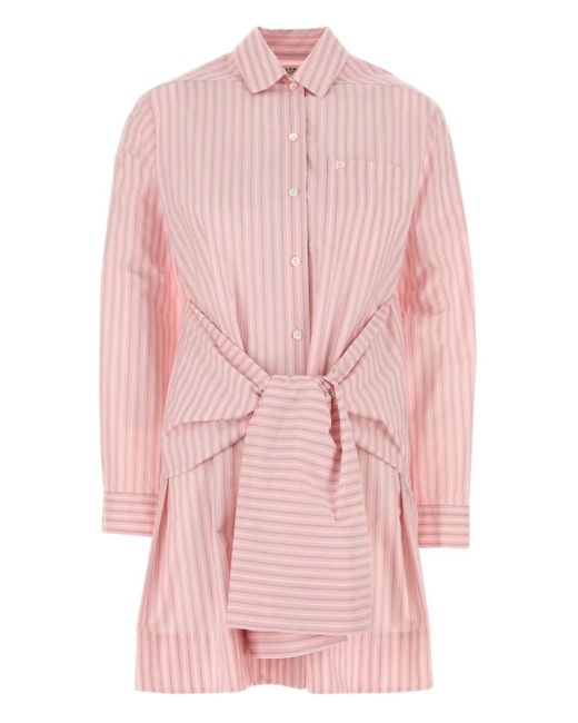 Philosophy Di Lorenzo Serafini Pink Striped Dress