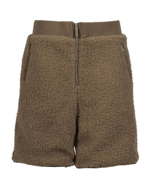 Entire studios Green Zip-Fastening Shorts for men