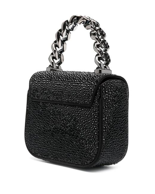 Versace Black La Medusa Mini-Tasche Mit Kristallen