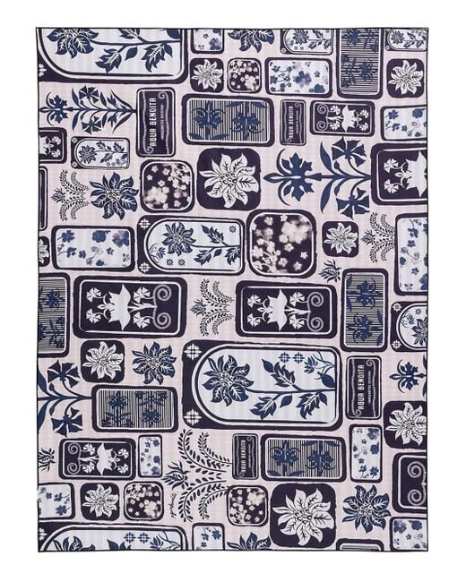 Toalla de playa Bou Batik Agua Bendita de color Blue