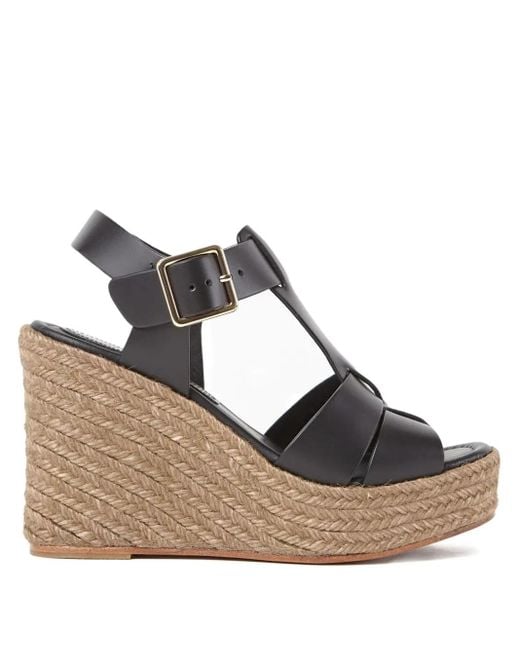 Paloma Barceló Metallic 100Mm Alison Wedge Sandals