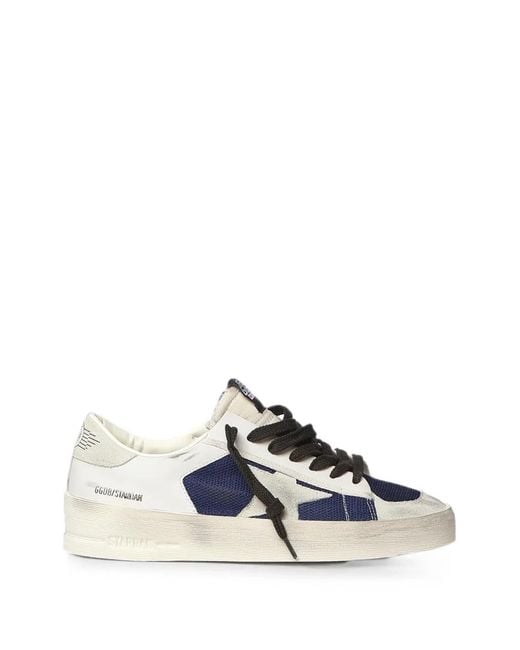 Golden Goose Deluxe Brand White Stardan Star-Patch Sneakers for men