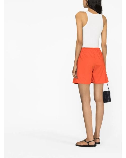 By Malene Birger Orange Short Siona En Coton Biologique