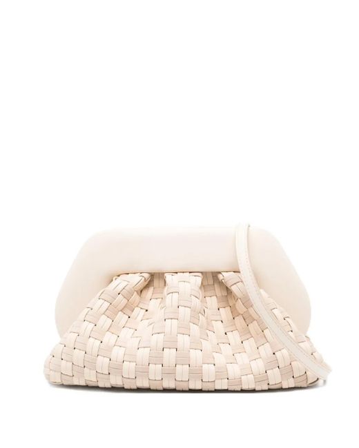THEMOIRÈ Natural Gewebte Clutch