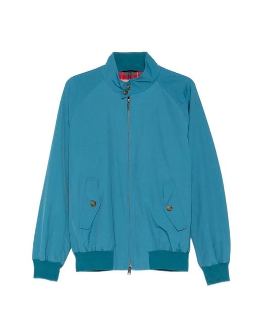 Baracuta Jacke Mit Aufgesetzten Taschen in Blue für Herren