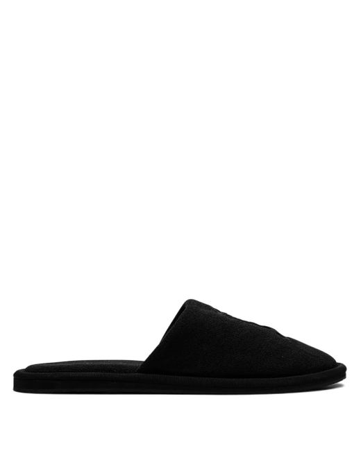 Chrome Hearts Black New York Hotel Slippers for men